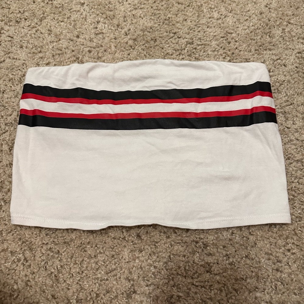 Pink brand tube top